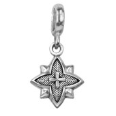Подвеска шарм на браслет "Вифлиемская звезда" без молитвы православный, арт.16343