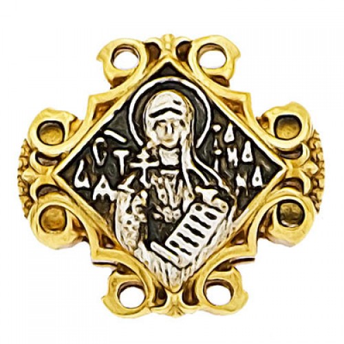 Шарм на браслет серебряный святая Татьяна 16368