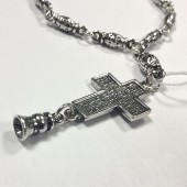 Серебряные четки православные