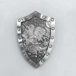 Серебряная подвеска Георгий Победоносец 345182