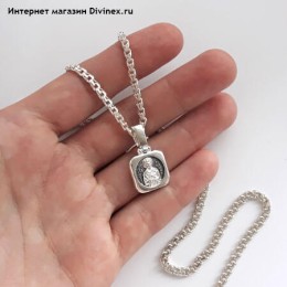 Нательная икона на шею Пантелеймон Целитель 44218