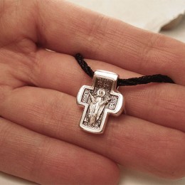 Крестик мужской святой Сергий Радонежский 47363