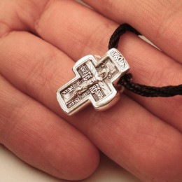 Крестик мужской святой Сергий Радонежский 47363