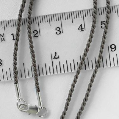 Шнурок ювелирный на шею шелковый Гайтан 18441