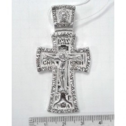 Крест нательный серебряный Ангел хранитель 16752