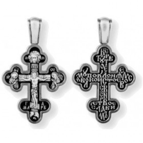 Крестик православный серебряный 16866