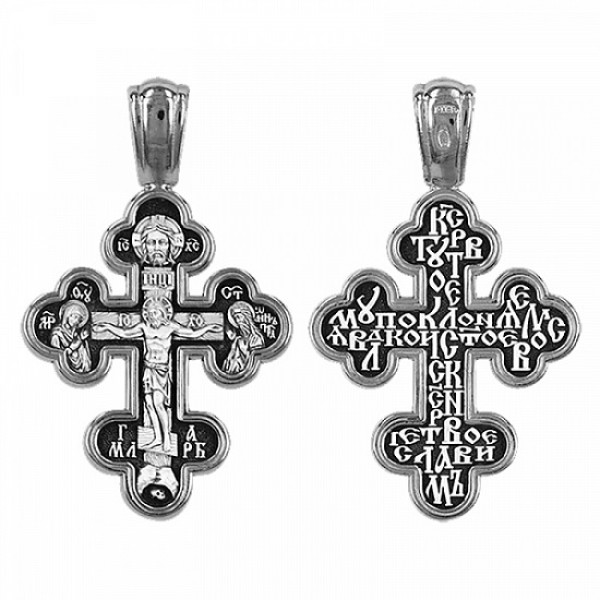 Крестик православный серебряный 16866