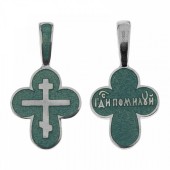 Серебряный крестик без распятия арт. 18568