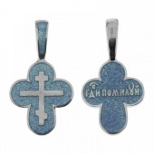 Серебряный крестик без распятия арт. 18570