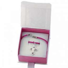 Детский крестик на шнурке набор в коробочке 18820