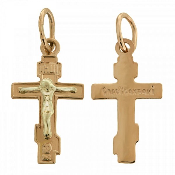 Нательный крестик из золота 38540