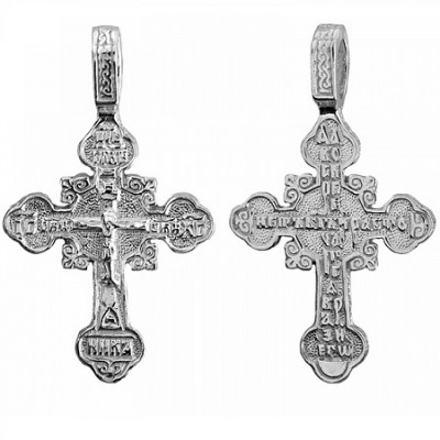 Крест серебряный нательный для мужчин и женщин 40787