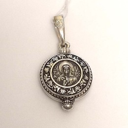 Мощевик нательный с иконой Матроны и молитвой 17317