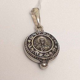 Мощевик нательный с иконой Матроны и молитвой 17317