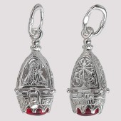 Серебряная ладанка с Матроной