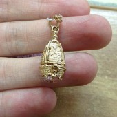 Золотая ладанка Богородица Одигитрия арт. 16359