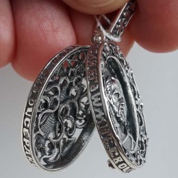 Медальон православный мощевик нательный Николай Чудотворец 30487