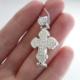 Мощевик нательный серебряный 38715