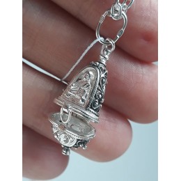Ладанка серебряная на шею церковная без камней 36670