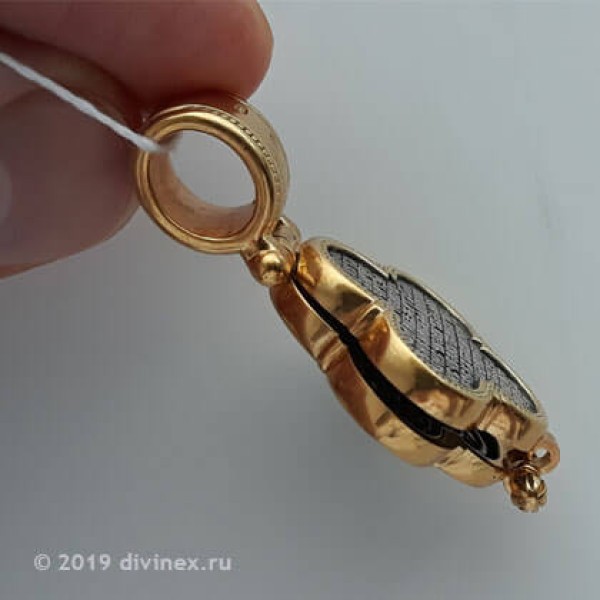 Православный мощевик четырехлистник подвеска Матроны
