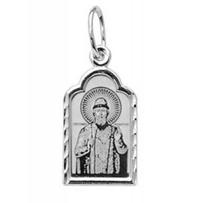 Серебряная подвеска святой Владимир 11009