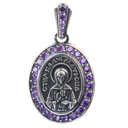 Подвеска Матрона Московская кулон с фианитами 16467