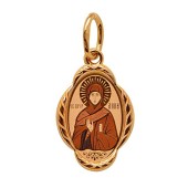 Золотая подвеска Анна Пророчица 16653
