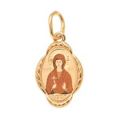 Золотая подвеска София 16659