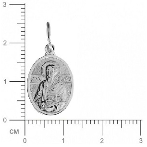Серебряный подвеска апостол Павел нательная иконка арт. 18975