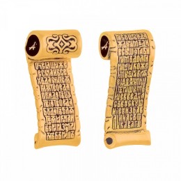 Серебряная подвеска с молитвой "Отче наш" 31615