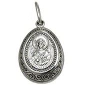 Подвеска серебряная икона Ангел Хранитель