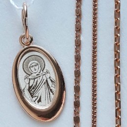 Позолоченная подвеска София 328137