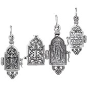 Серебряный складень Ангел Хранитель