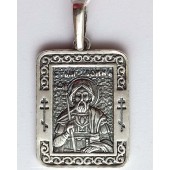 Серебряная подвеска Иоанн Воин