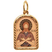 Мужской золотой кулон Алексей подвеска (арка 2,3 х 1,5 см), арт. 35200