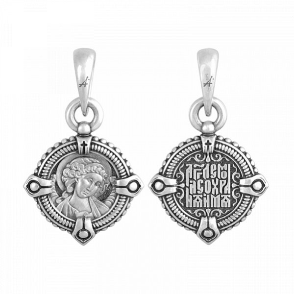 Серебряная подвеска Ангел Хранитель 35864