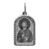 Серебряная подвеска Александр Невский 35906