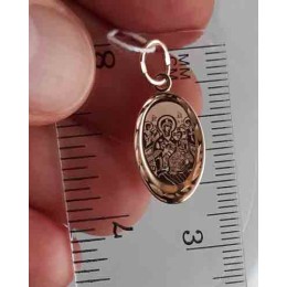 Золотая подвеска икона Всецарица 36710