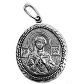 Подвеска серебряная Семистрельная икона нательная 40780