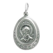 Серебряная подвеска Николай Чудотворец 43353