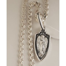 Мужской кулон Ангел Хранитель 44474