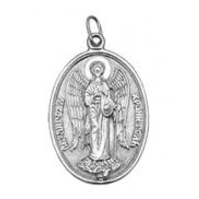 Подвеска серебряная Ангел-Хранитель иконка на шею 44905