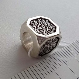 Шарм для браслета православный "От бед сохрани, Богородице" Казанская 54834