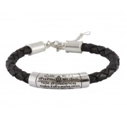 Подвеска шарм на браслет молитва Богородице 16403