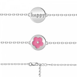 Детский серебряный браслет Happy 41027