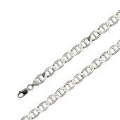 Серебряная цепочка Морская Италия
