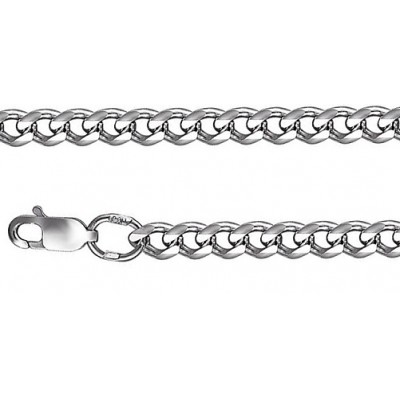 Серебряная цепь панцирная Гурмета 5,27 мм мужская 18428