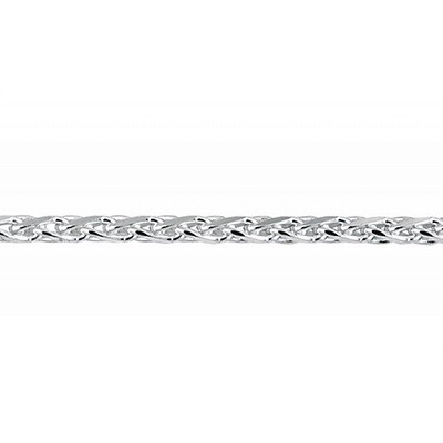 Серебряная цепочка Колос граненый серебро 18581