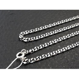 Серебряная цепочка с чернением Панцирная восьмерка 3 мм 16046