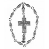 Серебряные четки 10 зерен женские, арт. 341446